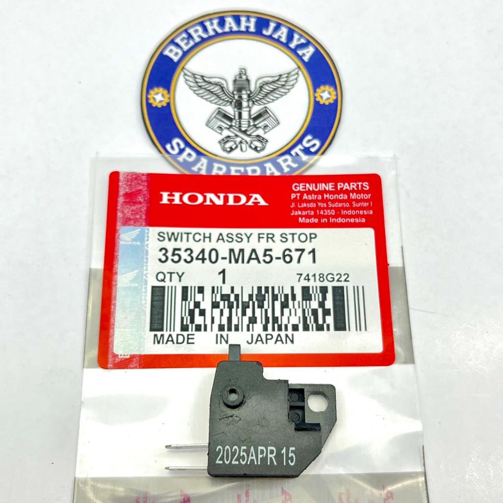 35340-MA5-671 Switch Assy FR Stop Switch Rem Depan – Beat, Scoopy, Supra, Genio, Kharisma Original H