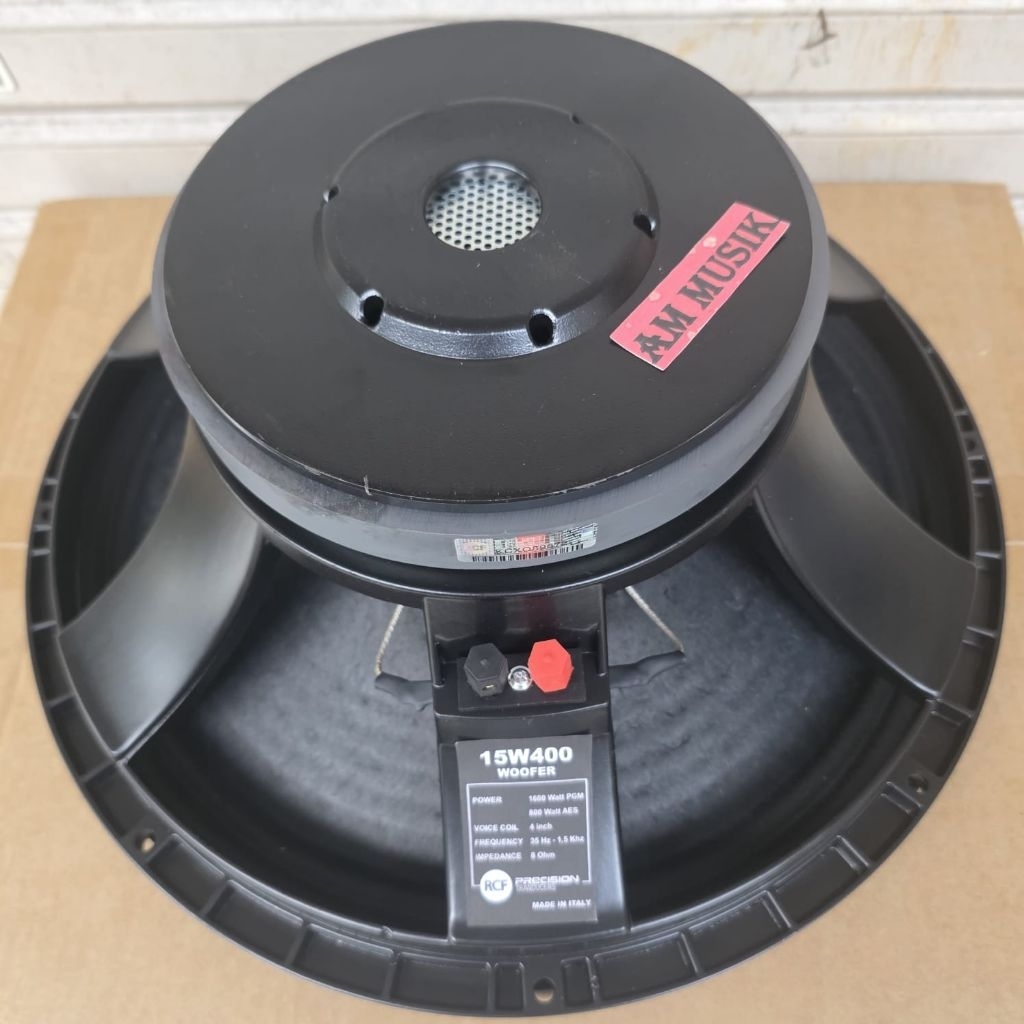 SPEAKER COMPONENT RCF 15W400 SPEAKER 15 INCH VC 3 INCH WOOFER 15 W 400