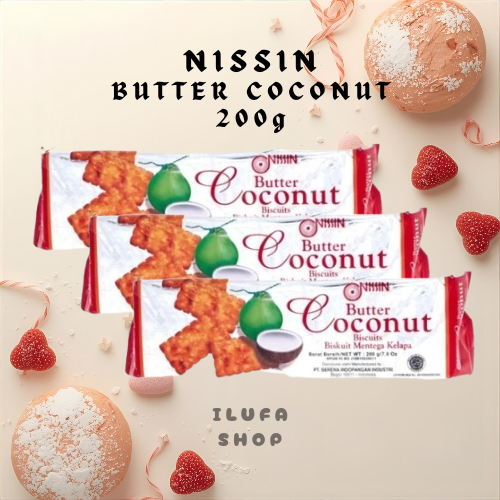 Nissin Biskuit Butter Coconut 200 gr