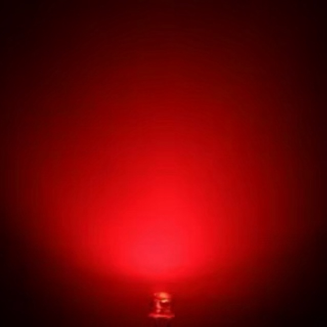 12PCS 5mm UV/RED LED Lampu Cahaya Ungu dan merah 5 mm