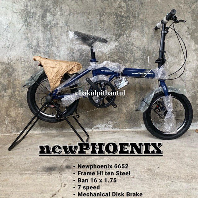 Sepeda lipat ring 16 New phoenix | Sepeda Lipat new Phoenix ukuran 16 inch