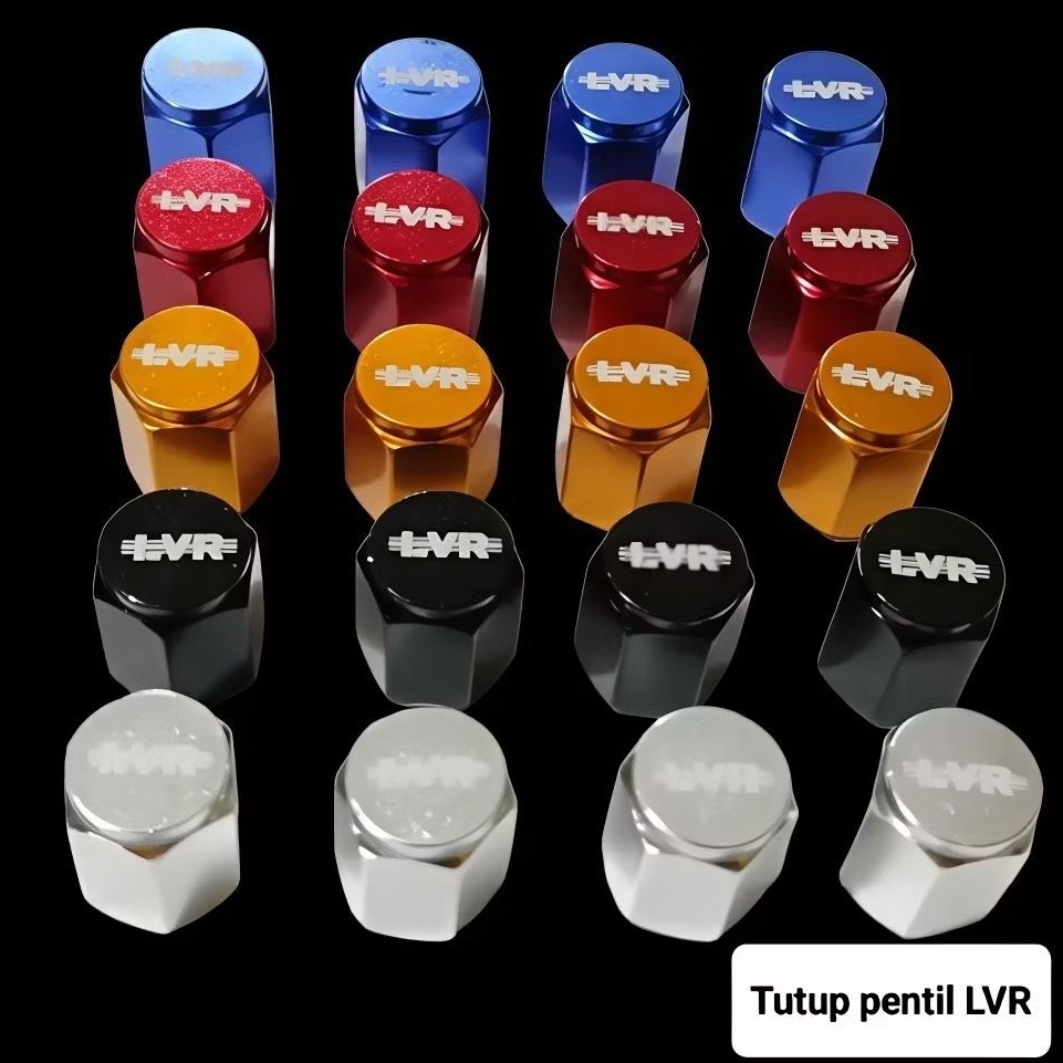 Tutup Pentil Motor Mobil Sepeda CNC LVR Pentil Mobil Motor Sepeda Sporty