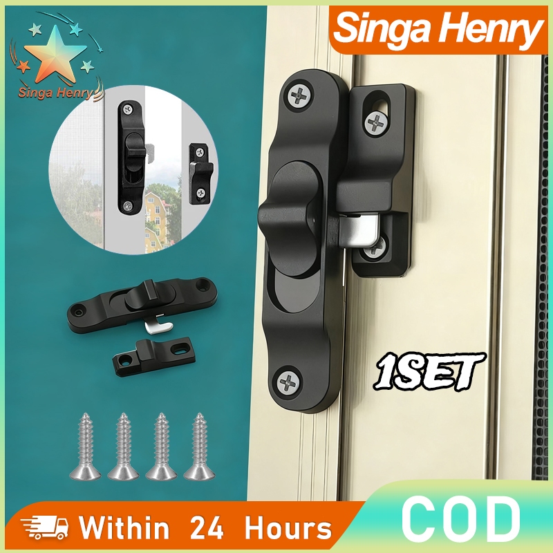 Kunci Slot Jendela Geser Tahan Lama Mudah Pasang Toko/Rumah Khusus Jendela Geser Lock