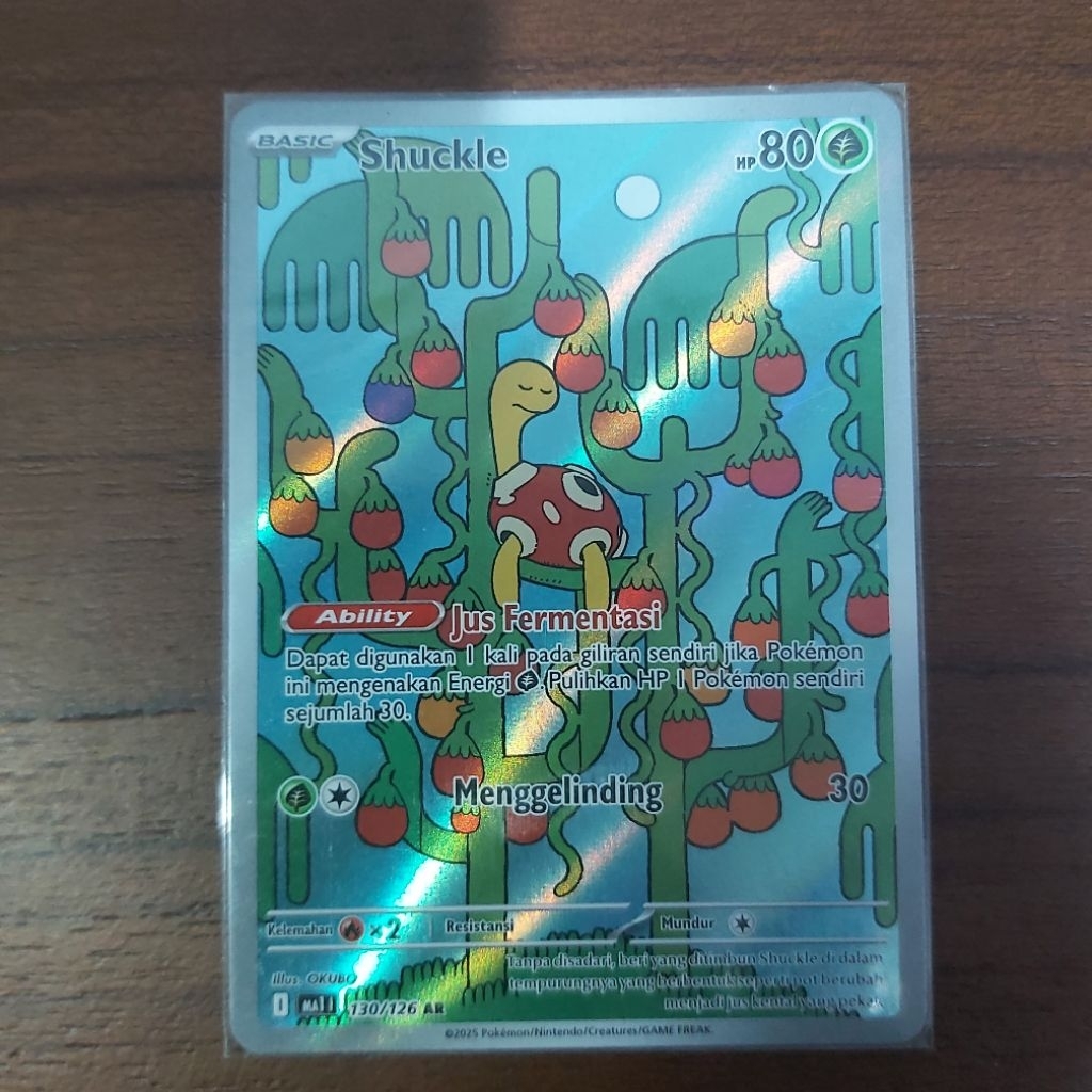 POKEMON TCG INDONESIA - SHUCKLE AR EVOLUSI MEGA MA1