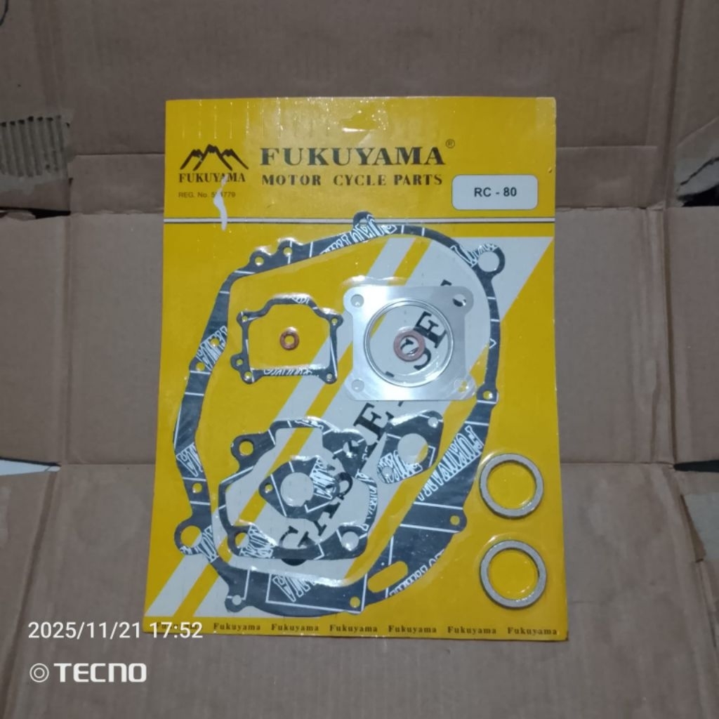 Paking set Suzuki RC RC 80 RC 100 Fukuyama