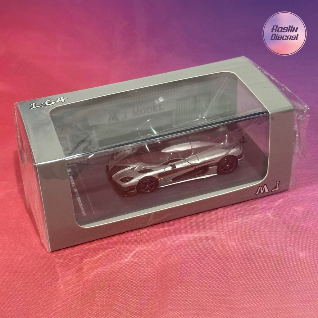 Diecast 1:64 MJ model Koenigsegg Agera Silver