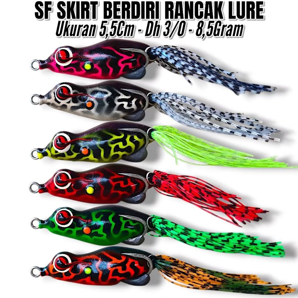 SOFT FROG BERDIRI RANCAK LURE 5,5CM