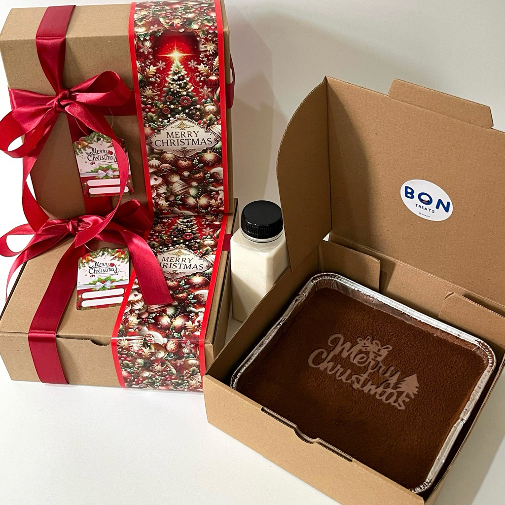 Tiramisu Pudding 20x20cm - Puding Ulang Tahun Gift Christmas Hampers Natal