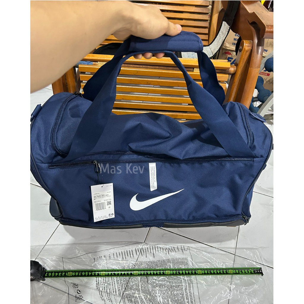 Tas Nike Duffle Bag Academy Team Football  Gym Travel Duffel Bag ORIGINAL 100%