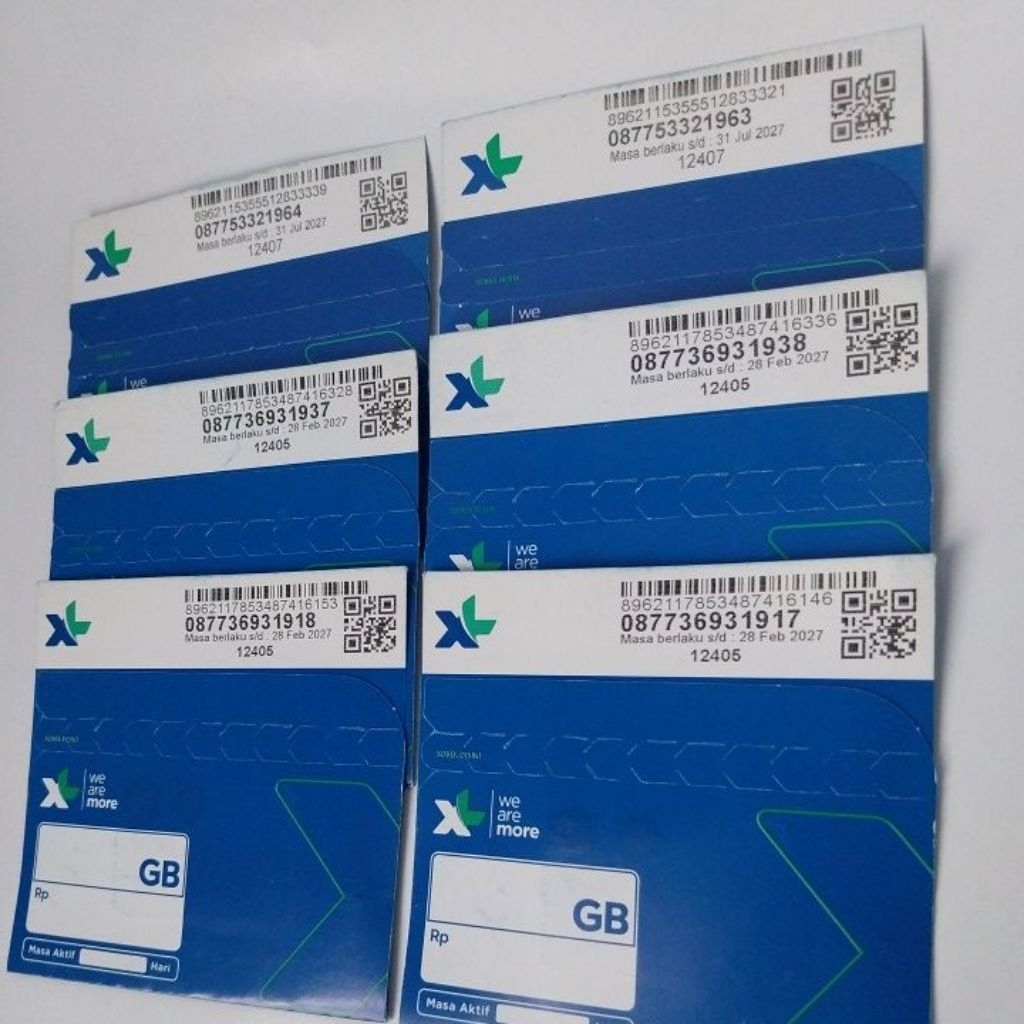 Nomor Cantik XL seri tahun tua