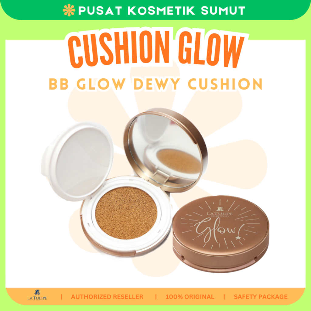 LA TULIPE BB CHUSION GLOW SPF 50 | Foundation Bedak Glowing Cushion