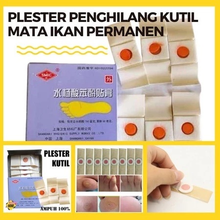 JI YAN GAO / PLESTER MATA IKAN / PLESTER KUTIL 1 BOX ISI 6 PLESTER CHINA