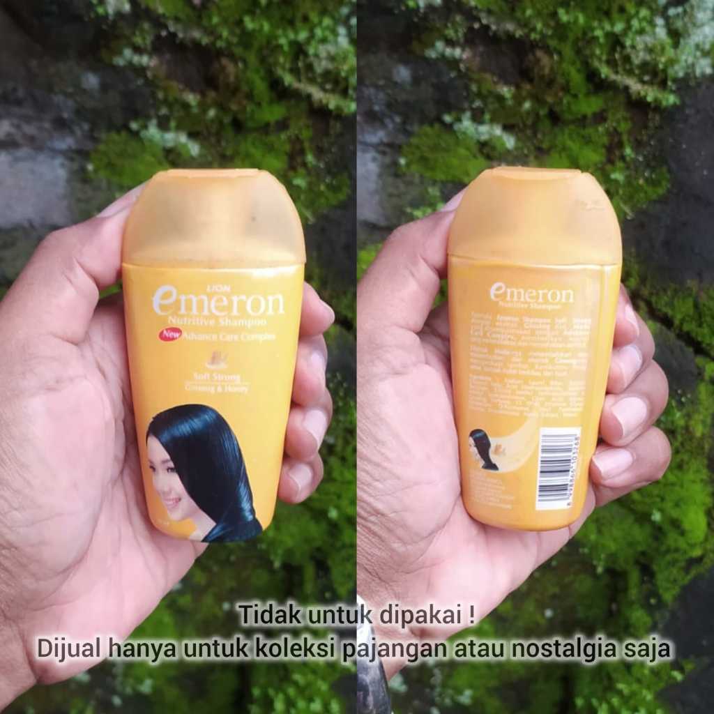 [ HANYA UNTUK PAJANGAN ] UKURAN KECIL 50ML KOLEKSI PRODUK JADUL SHAMPOO EMERON TAHUN 2004 ORIGINAL