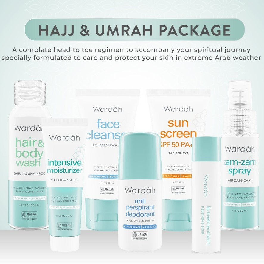 Wardah Paket haji & umroh (satuan-ecer) - ORI - BPOM