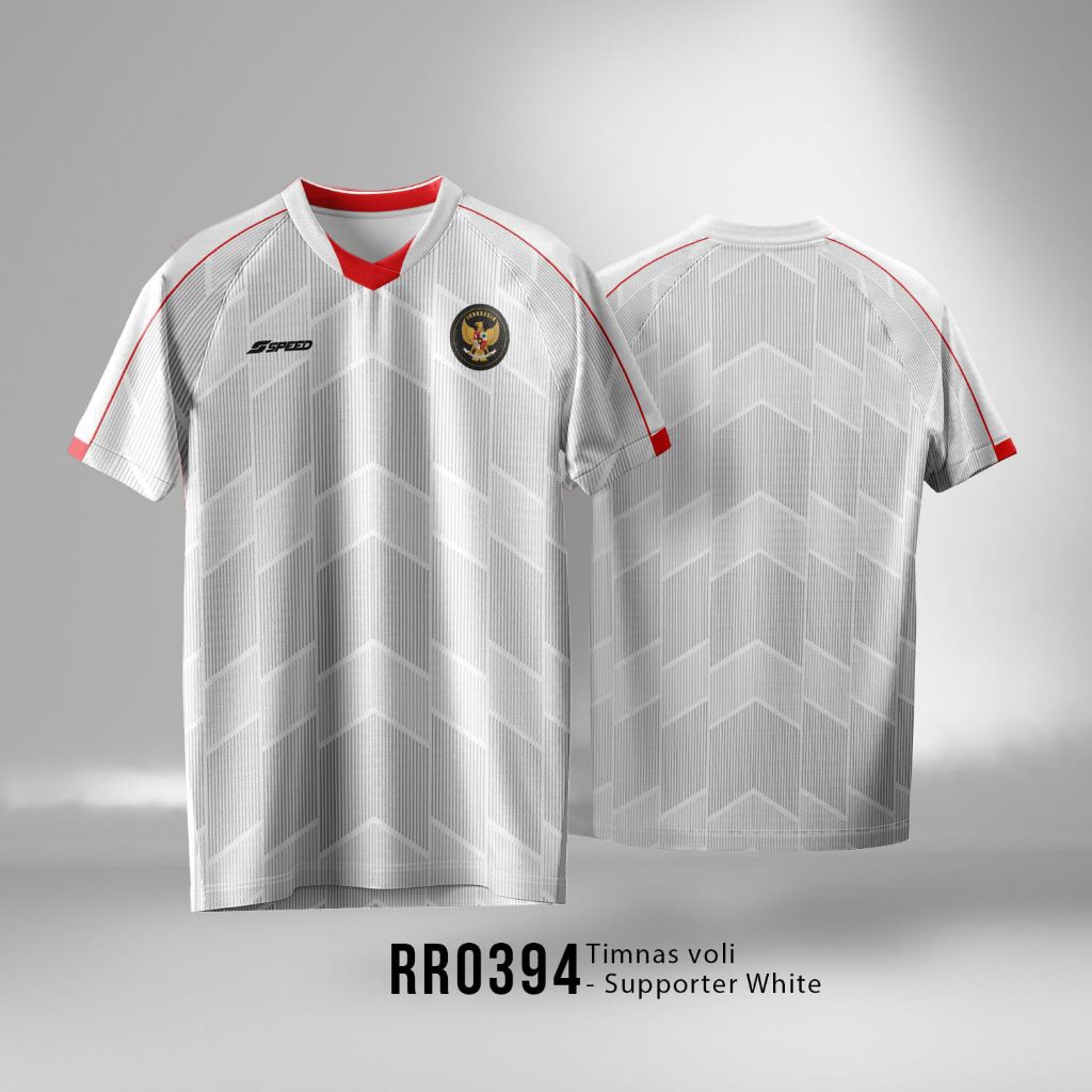 KAOS JERSEY TIMNAS VOLI SUPPORTER WHITE