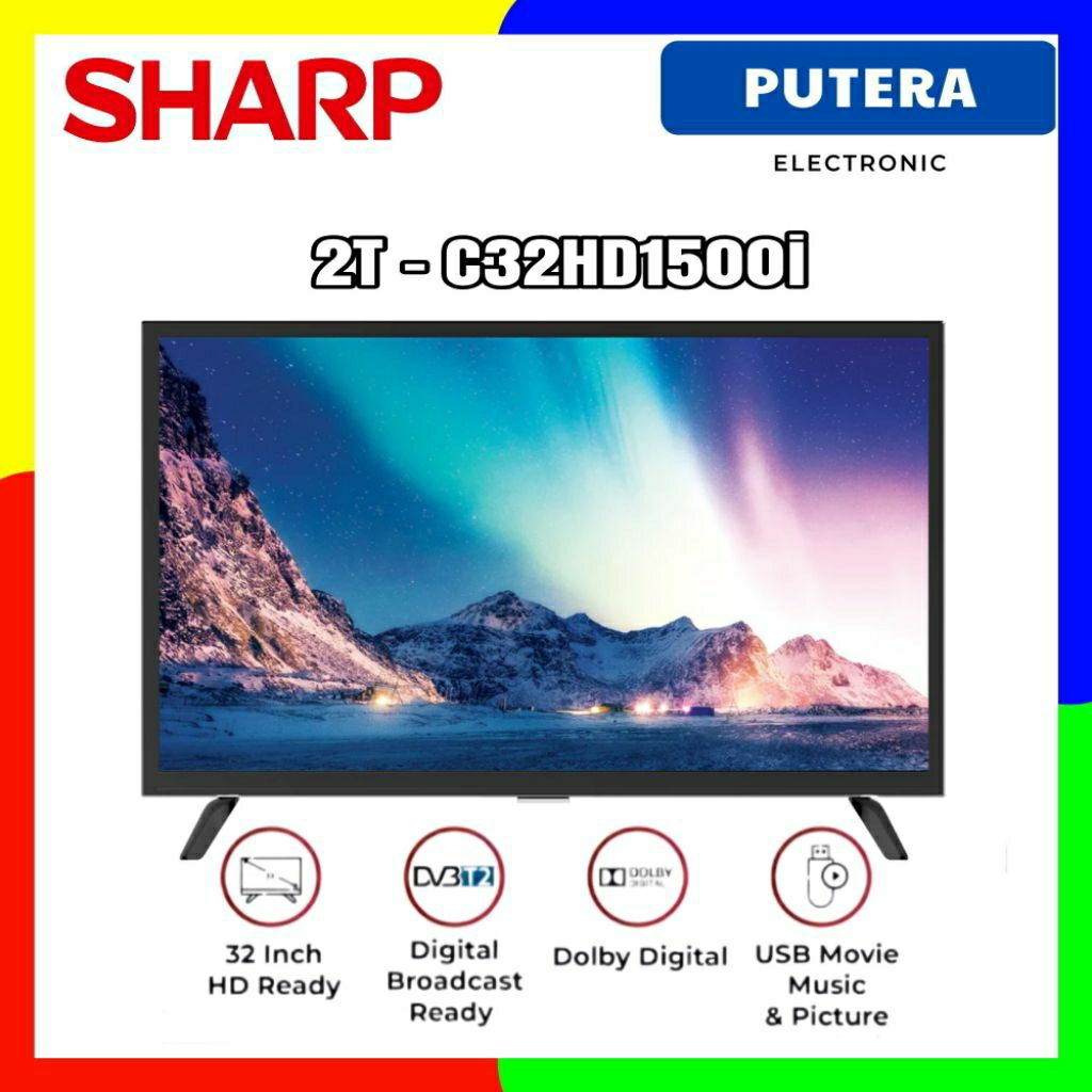 SHARP 32HD1500i DIGITAL TV 32 inch HD Ready 2T-C32HD1500i | 24HD1500i 24 INCH