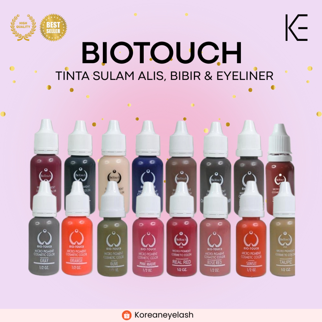 BIOTOUCH TINTA SULAM ALIS BIBIR EYELINER UNTUK LATIHAN SULAM