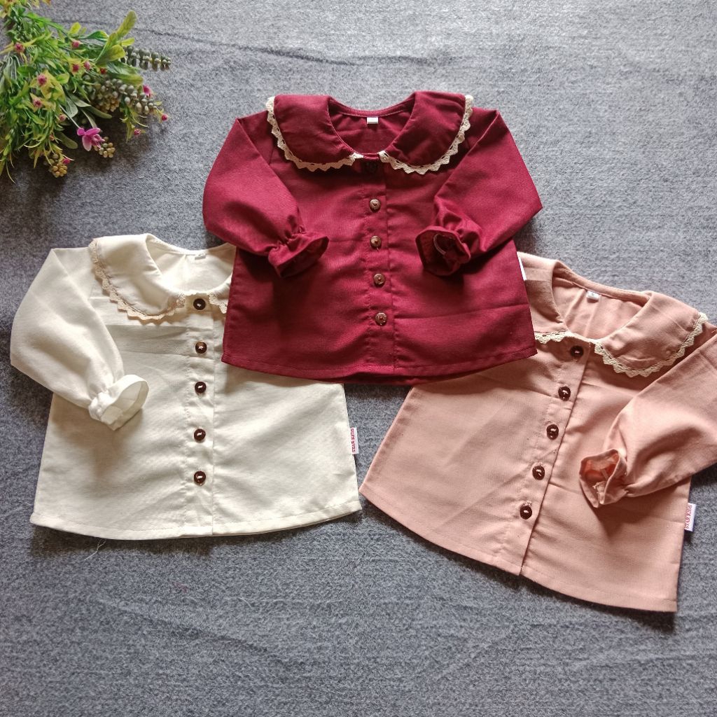 Mayrakids || Mayra blouse anak || blouse anak perempuan || blouse linen anak || baju atasan anak per