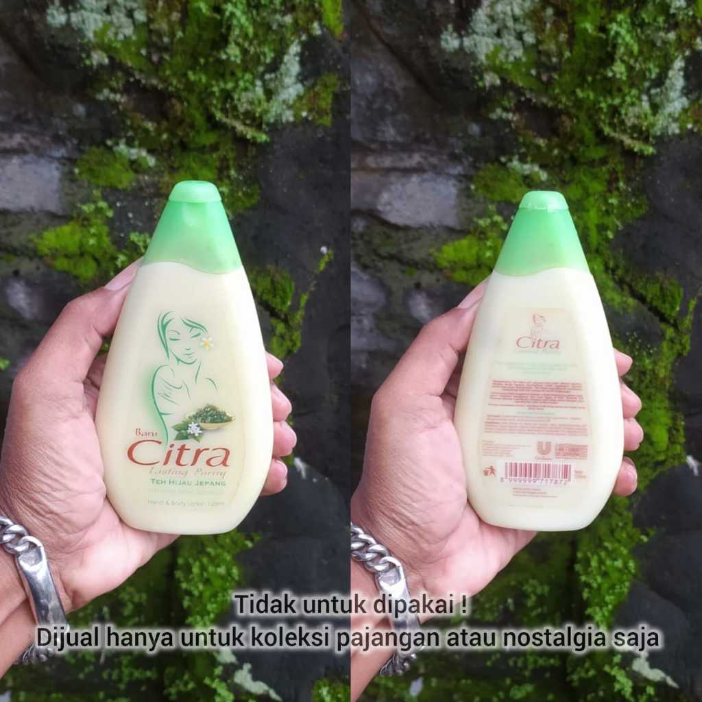 [ TIDAK UNTUK DIPAKAI ] KOLEKSI PRODUK JADUL CITRA TEH HIJAU JEPANG 120ML HANYA UNTUK PAJANGAN SAJA