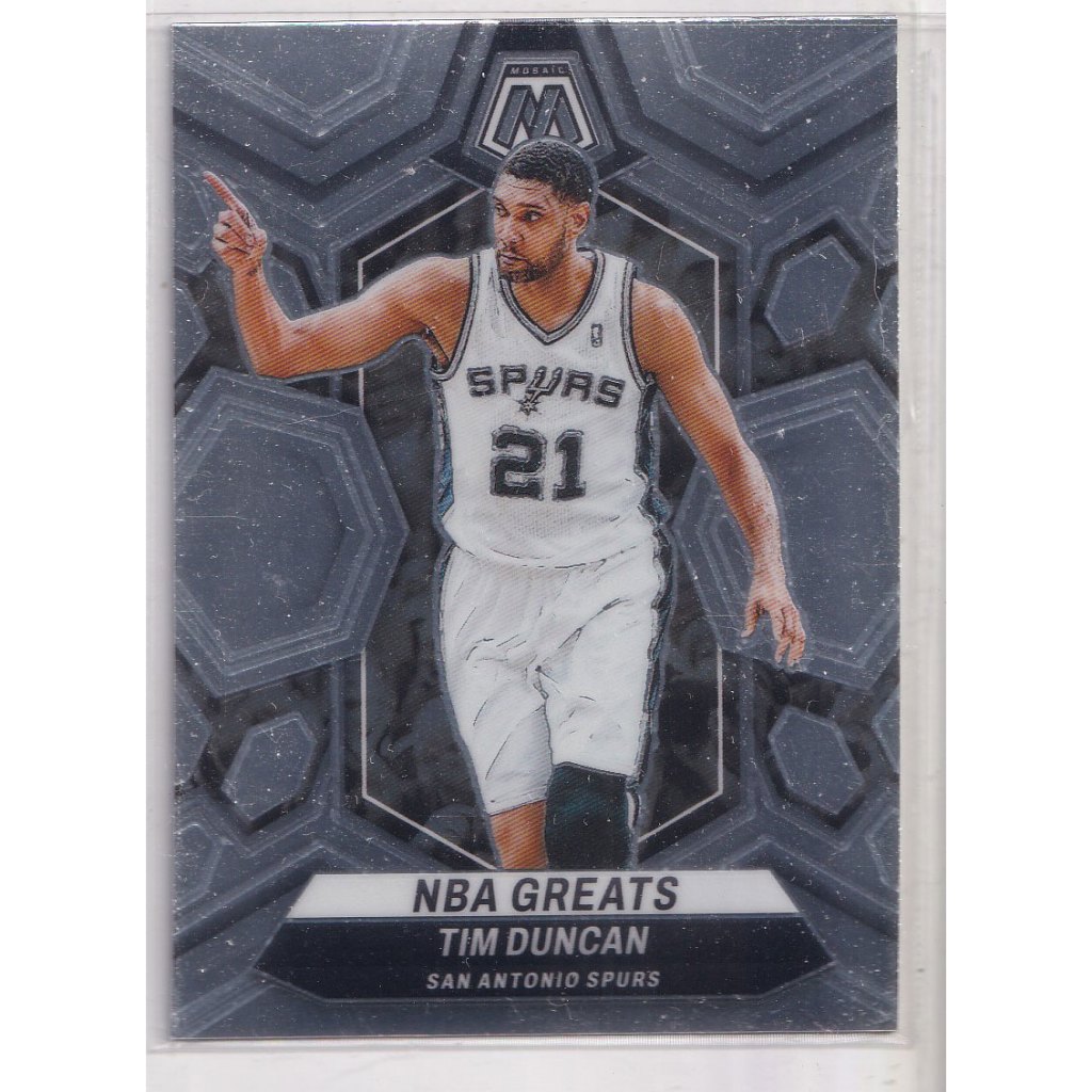 2023-24 Panini Mosaic #291 NBA Greats Tim Duncan