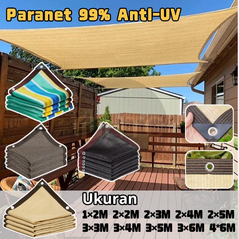 HellooShopp - Paranet 99% Anti-UV Jaring Peneduh Nylon Anti Panas Enkripsi 12-Jaring/ Paranet Jaring