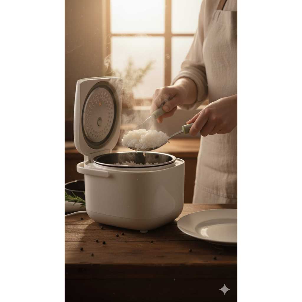 CENTONG NASI STAINLESS GAGANG TEBAL - CENTONG NASI LAUK BAHAN STAINLESS TEBAL ANTI KARAT - CENTONG N