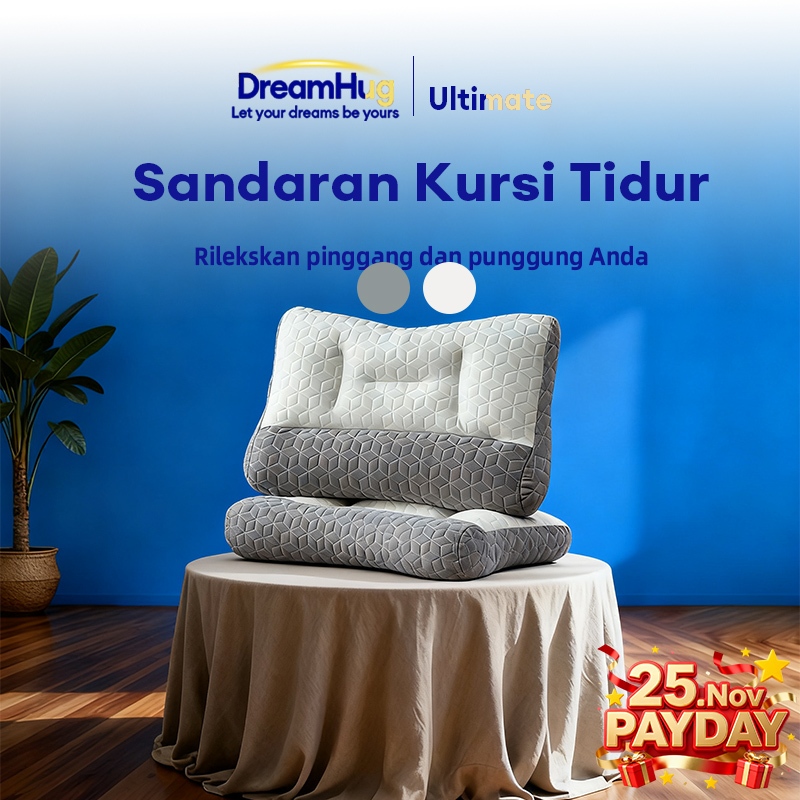 Bantal Traksi Leher Orthopedic Premium  Terapi Nyeri Leher Saraf Kejepit Sakit Punggung  Tidur Lebih