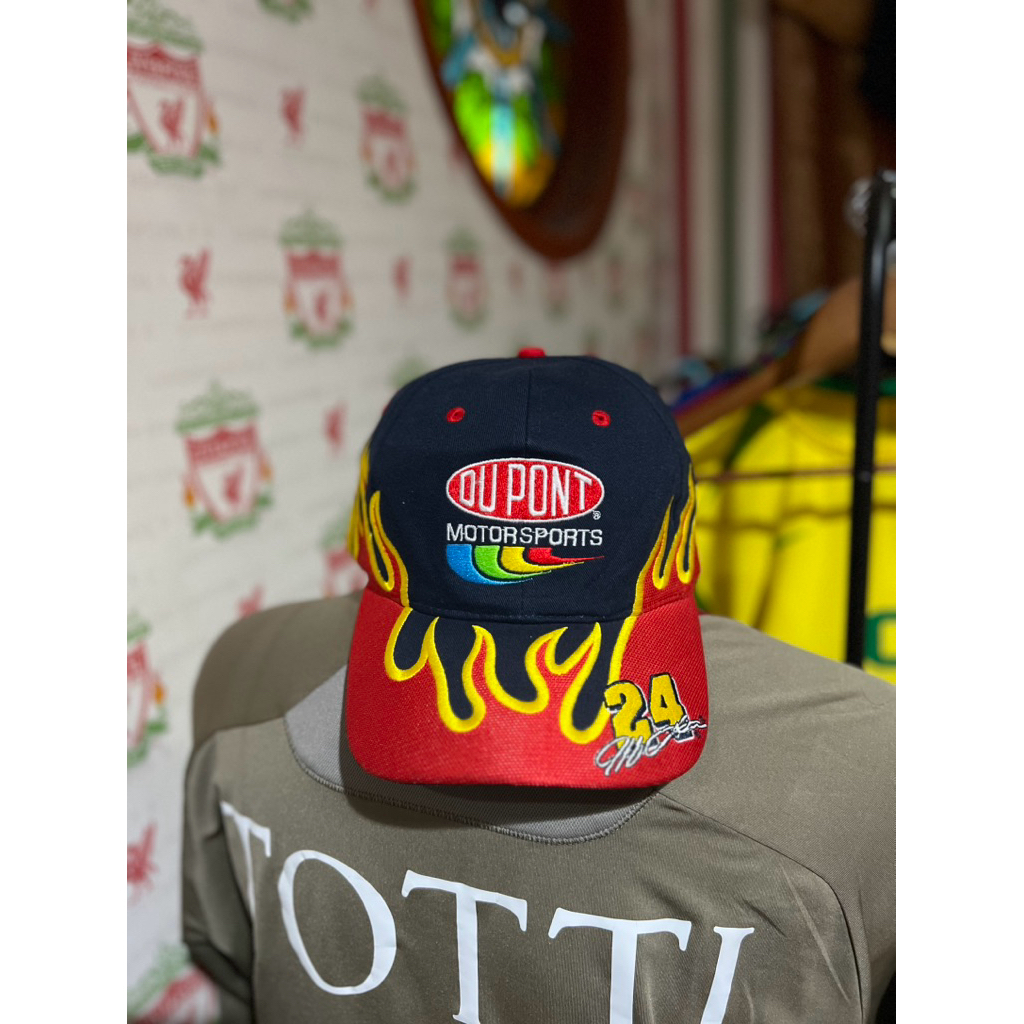 Topi Nascar Dupont Racing flame Jeff Gordon