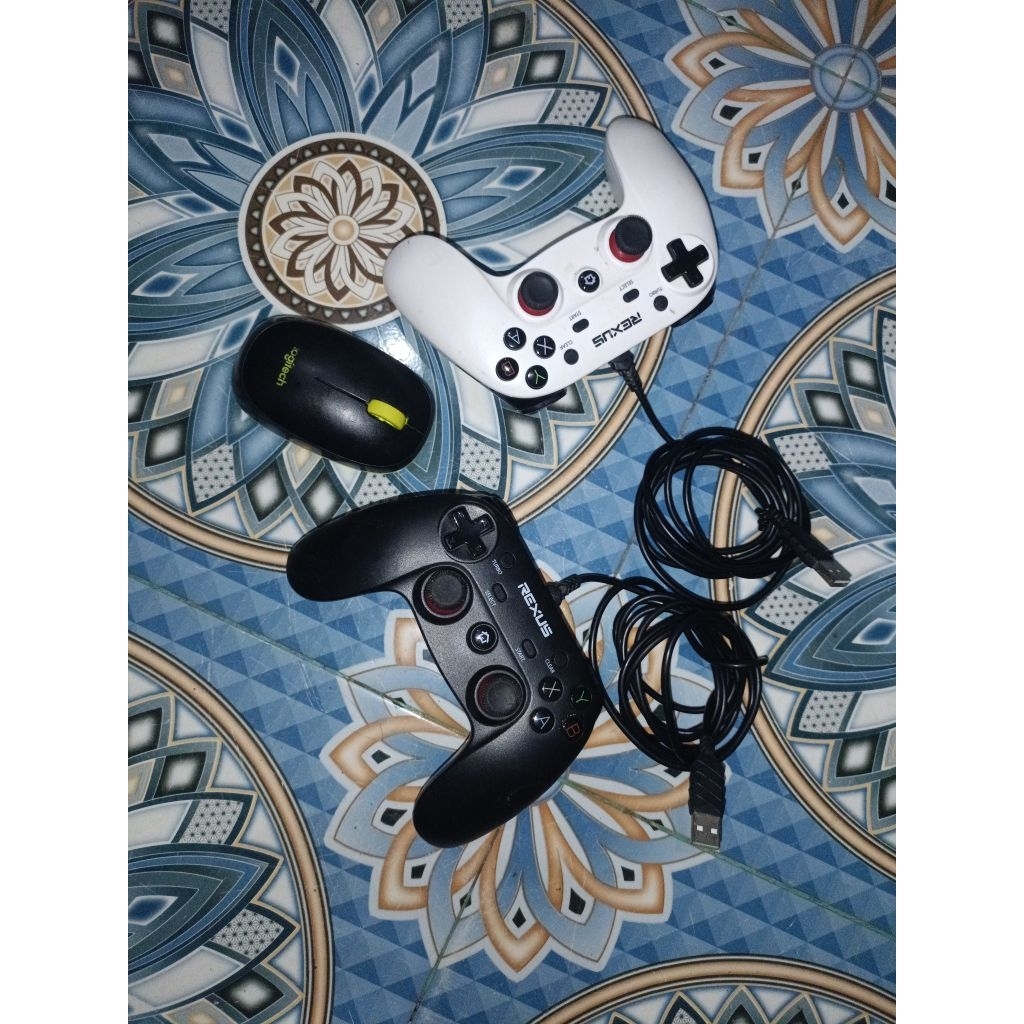controller rexus dan mouse logitech