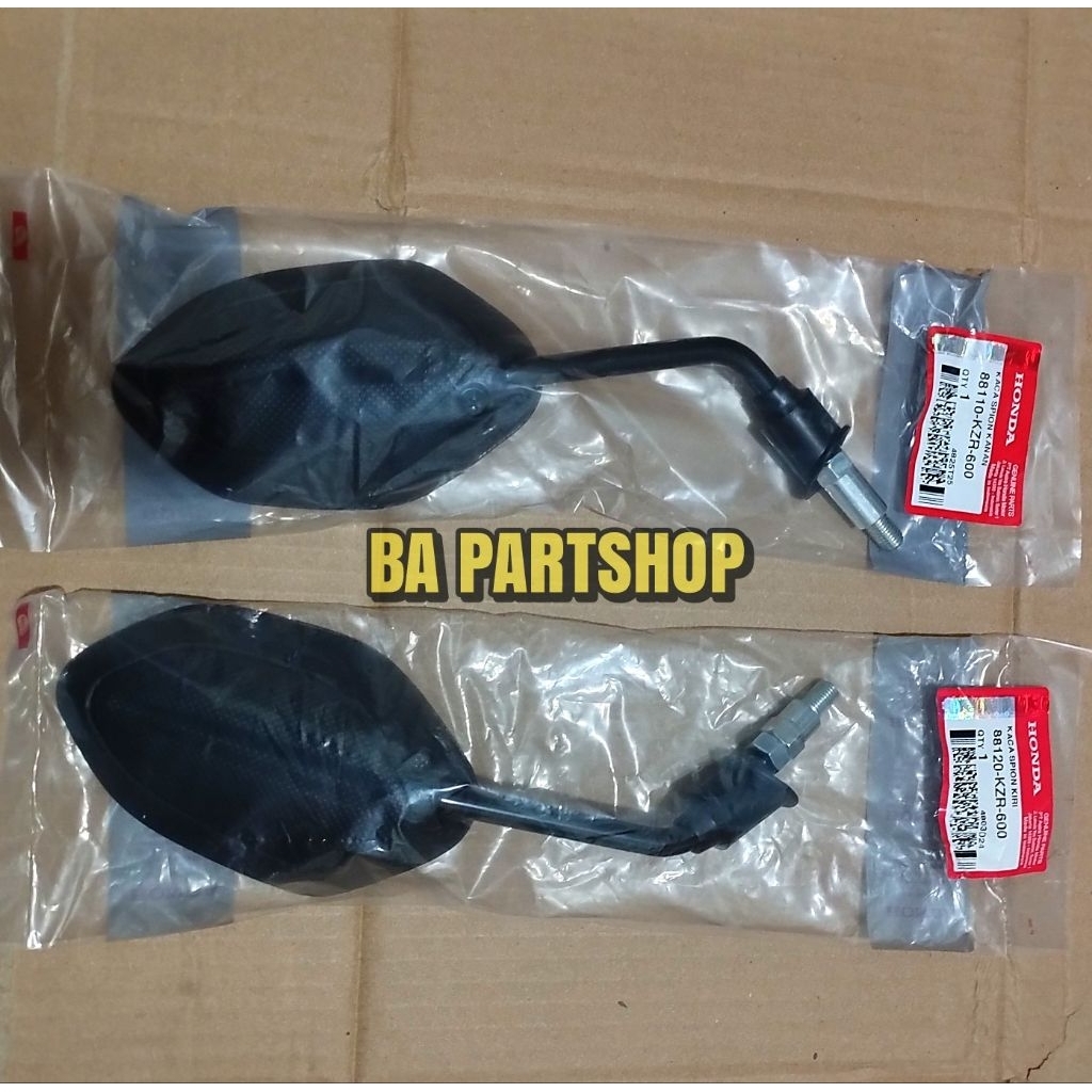 Spion KZR Kanan Kiri Asli AHM Honda 88110-KZR-600 88120-KZR-600