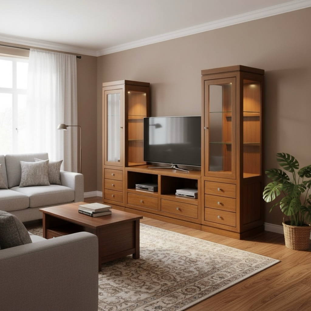 Bufet Lemari Tv Minimalis / Bufet Tv Hias / Bufet Tv Lemari Buku | KUROSIMA