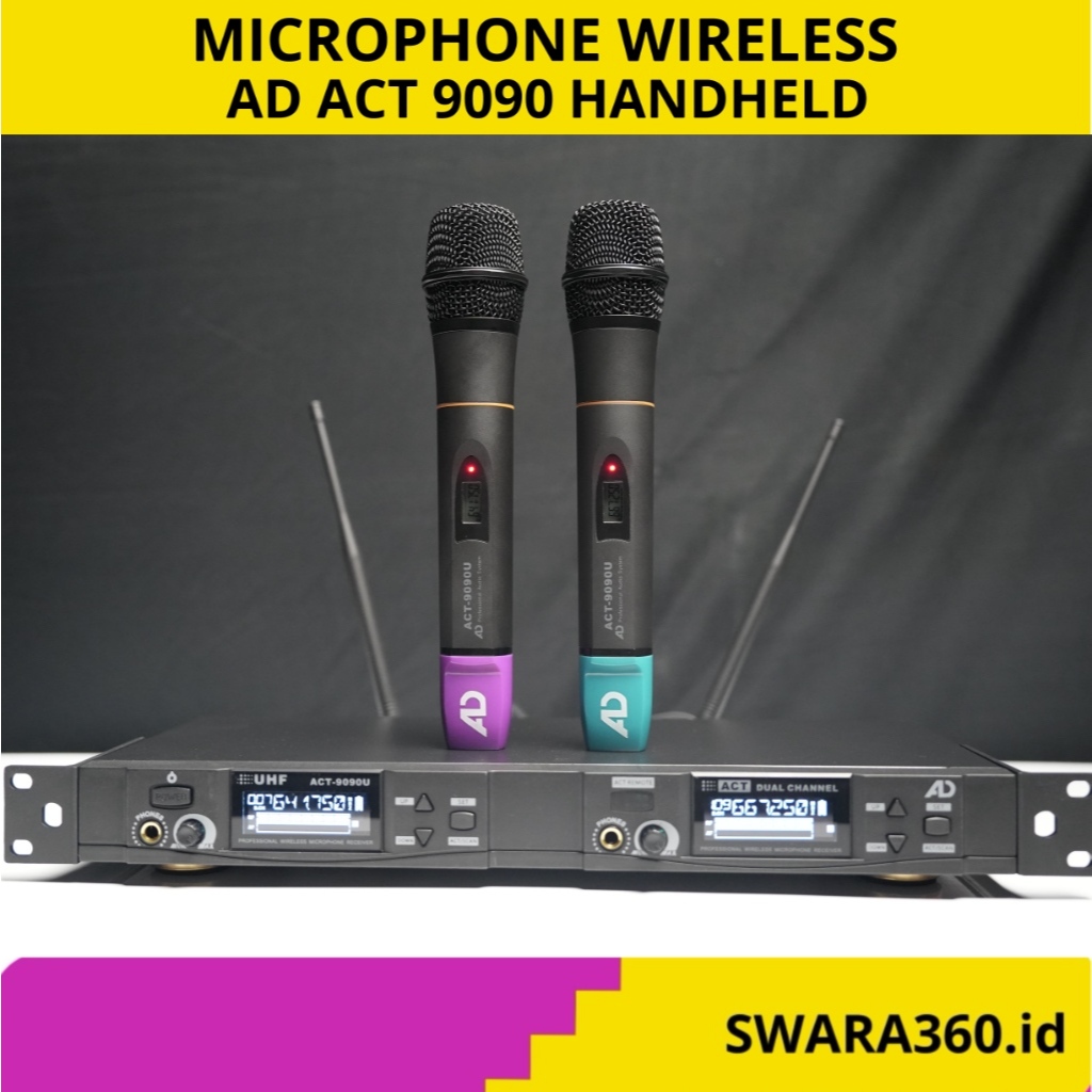 Microphone wireless AD 9090u isi2 mic handheld