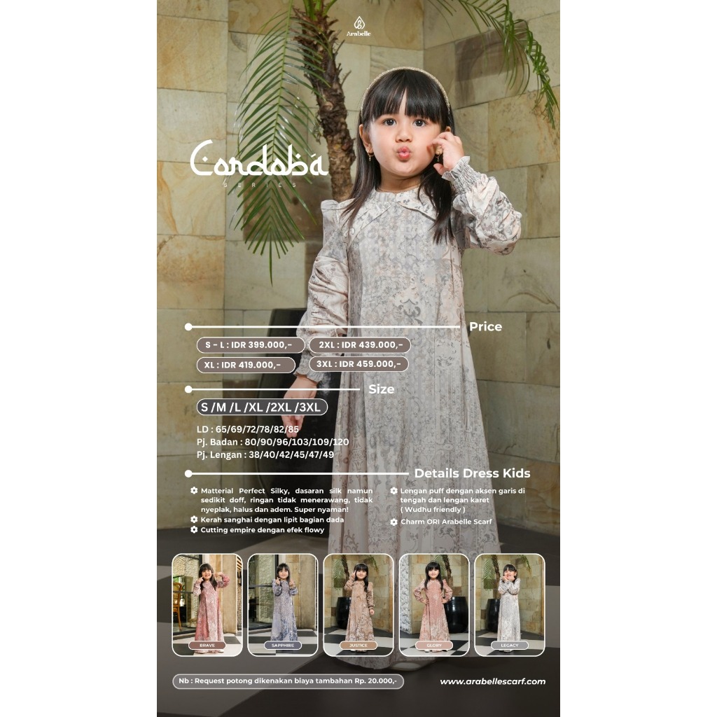 Cordoba Dress Kids by Arabelle