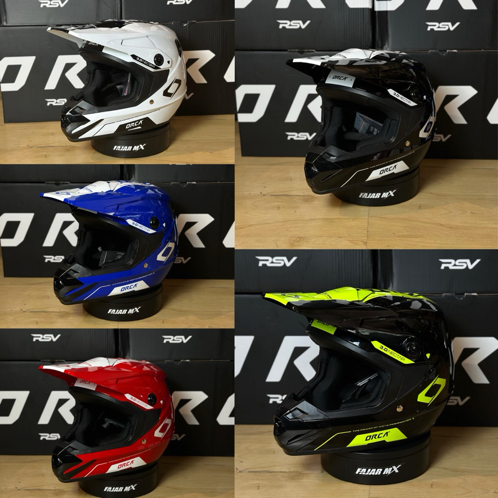 HELM ORCA X RSV NECTAR 3.0 Cross Supermoto Original