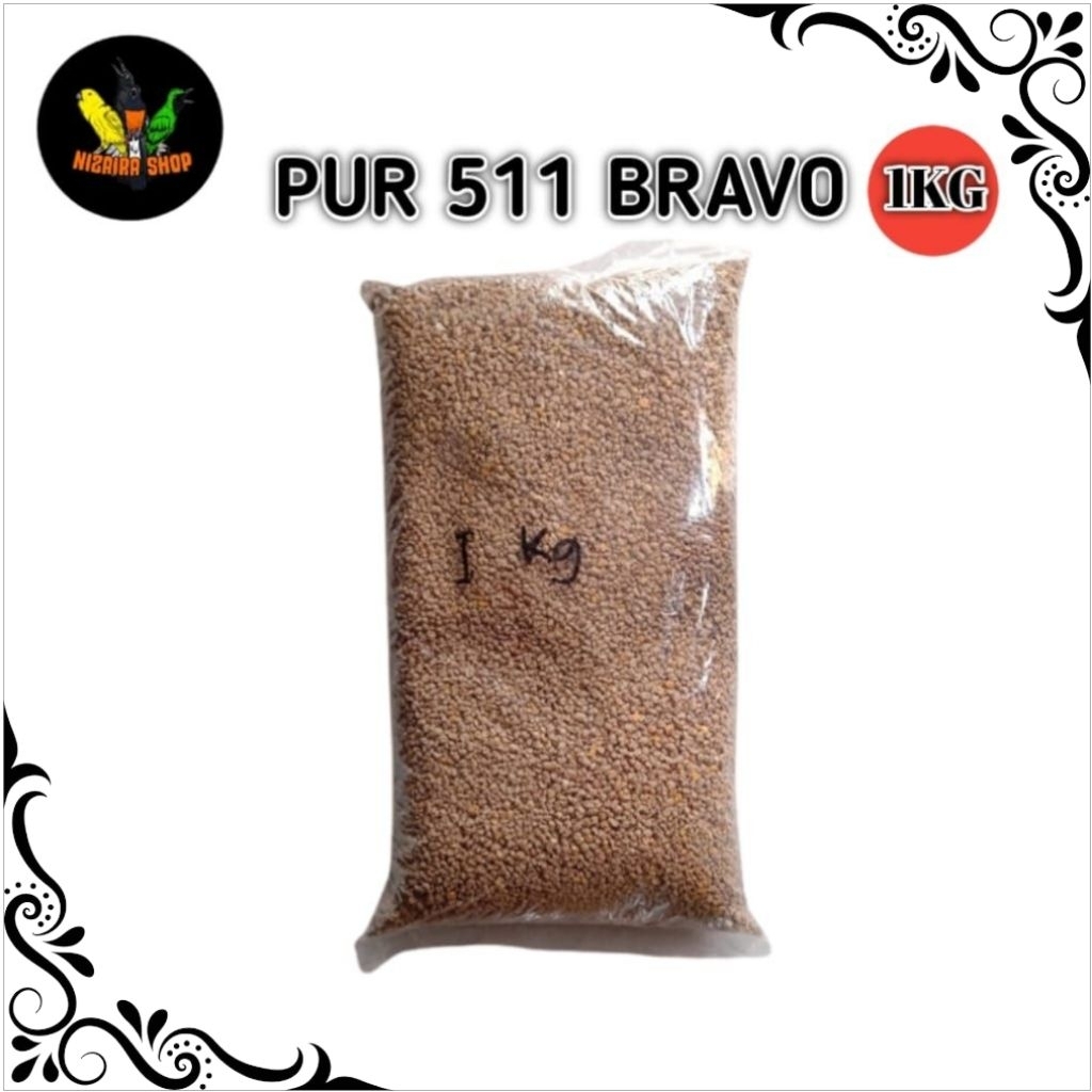 PUR 511 BRAVO Pakan Untuk Mempercepat Pertumbuhan Anak Ayam Usia 1 - 21 Hari  - 1 kg