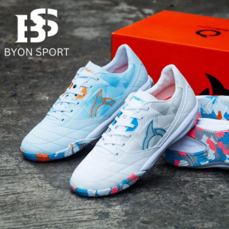 SEPATU FUTSAL ORTUSEIGHT JOGOSALA CRUSHER V2 BLUE CAMO & WHITE CAMO