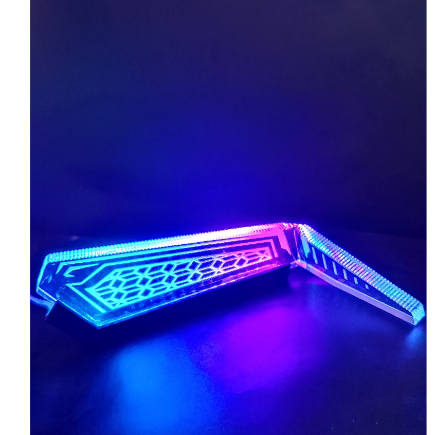 SLIM FRAME L INNOVA REBORN RGB - LED Depan Mobil Innova Reborn Crystal Akrilik