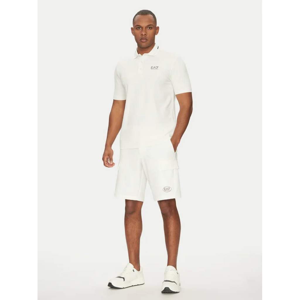 CELANA PENDEK GOLF PRO EA7 ARMANI EMPORIO WHITE ORIGINAL AUTHENTIC