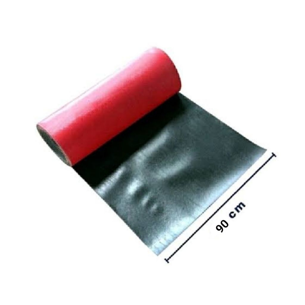 ECER Karpet Talang Air Bonet Genteng Meteran MerahHitam 90 cm