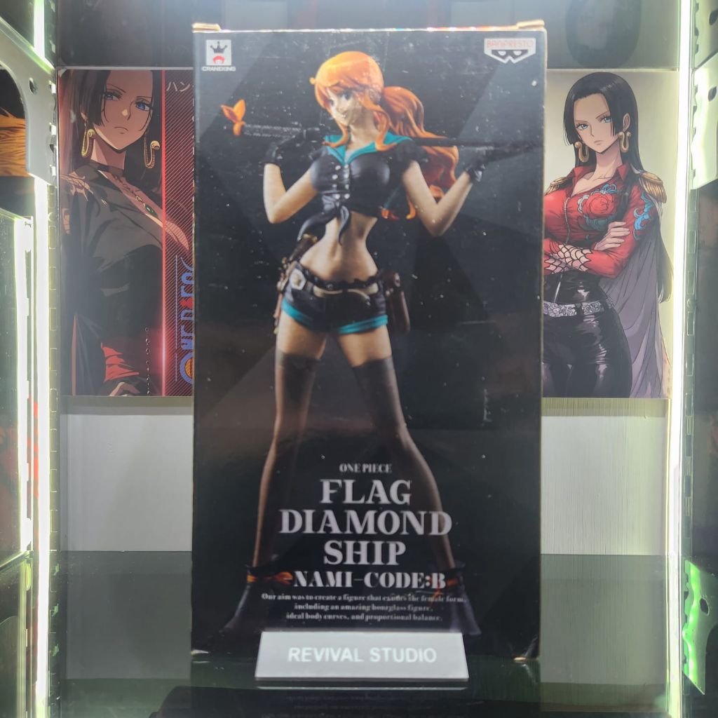 Bapresto Action Figure One Piece Nami Flag Diamond Ship