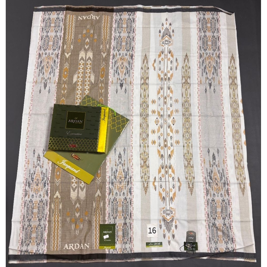 Sarung ARDAN Star/Excelusive  GTK, JKM, KDS, DKM Gold Black Series Original Full Songket Produk by K