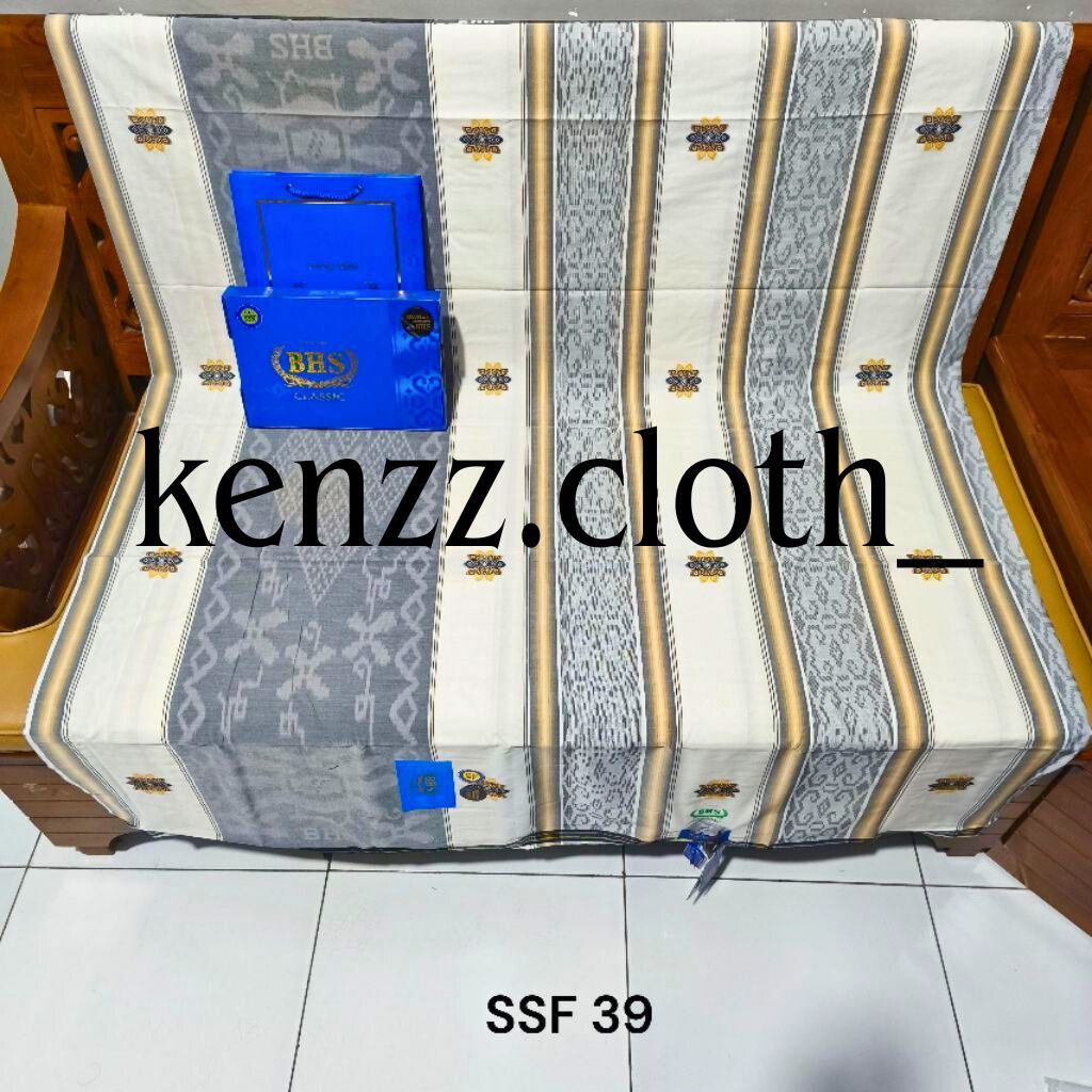 SARUNG BHS CLASSIC SKT DAM, SKT BRL & SKT RTM GOLD & SILVER ORIGINAL