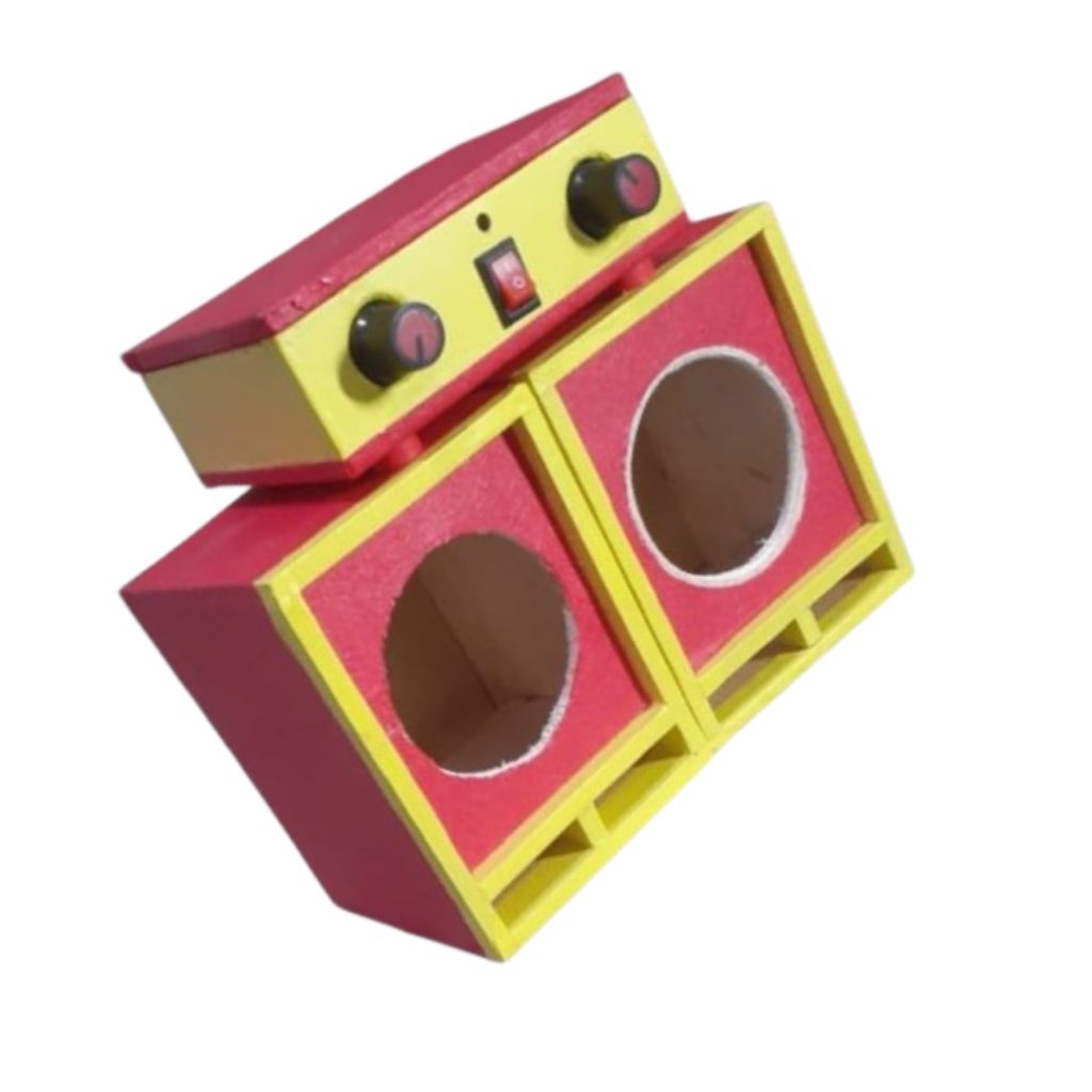 satu paket box AMPLIFIER MINI 2 bok speaker 2inchi