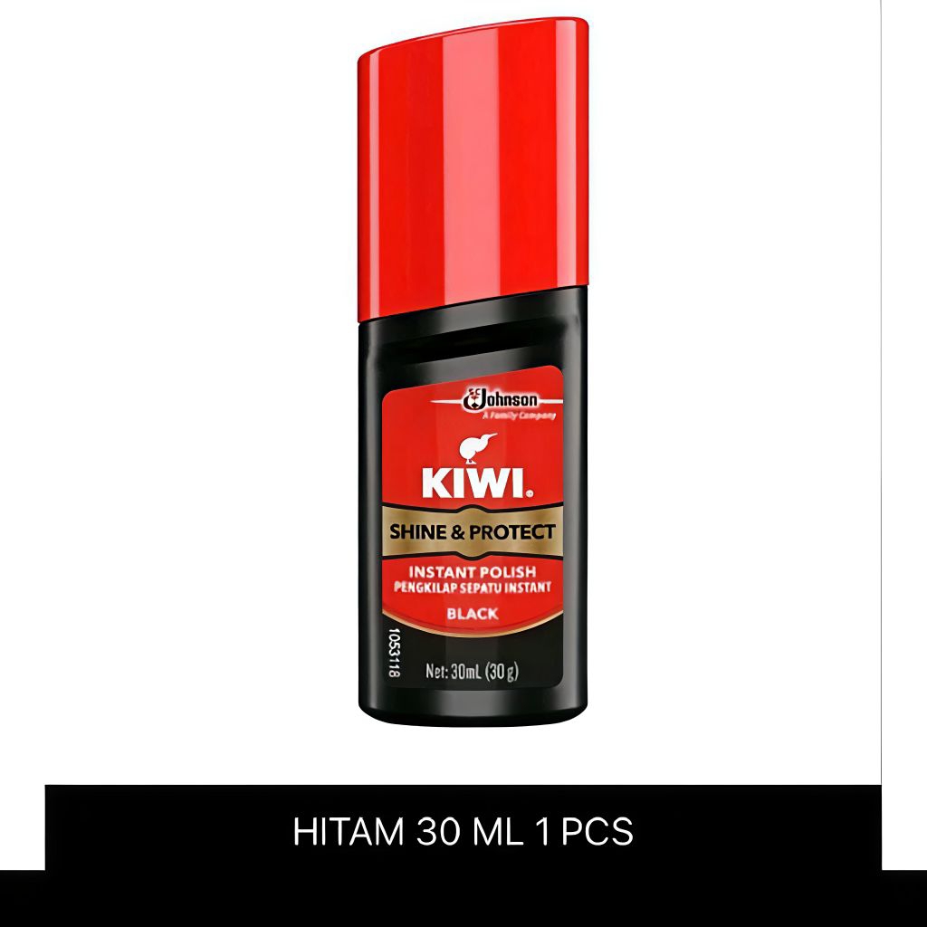 KIWI Semir Cair | Semir Sepatu Hitam Mengkilap 30ml