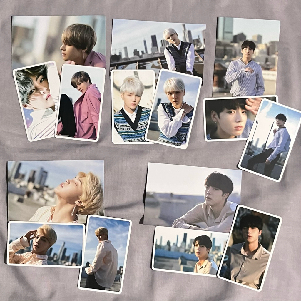POSTCARD BTS OFFICIAL DICON MAGAZINE RM JIN SUGA JHOPE JIMIN V JUNGKOOK