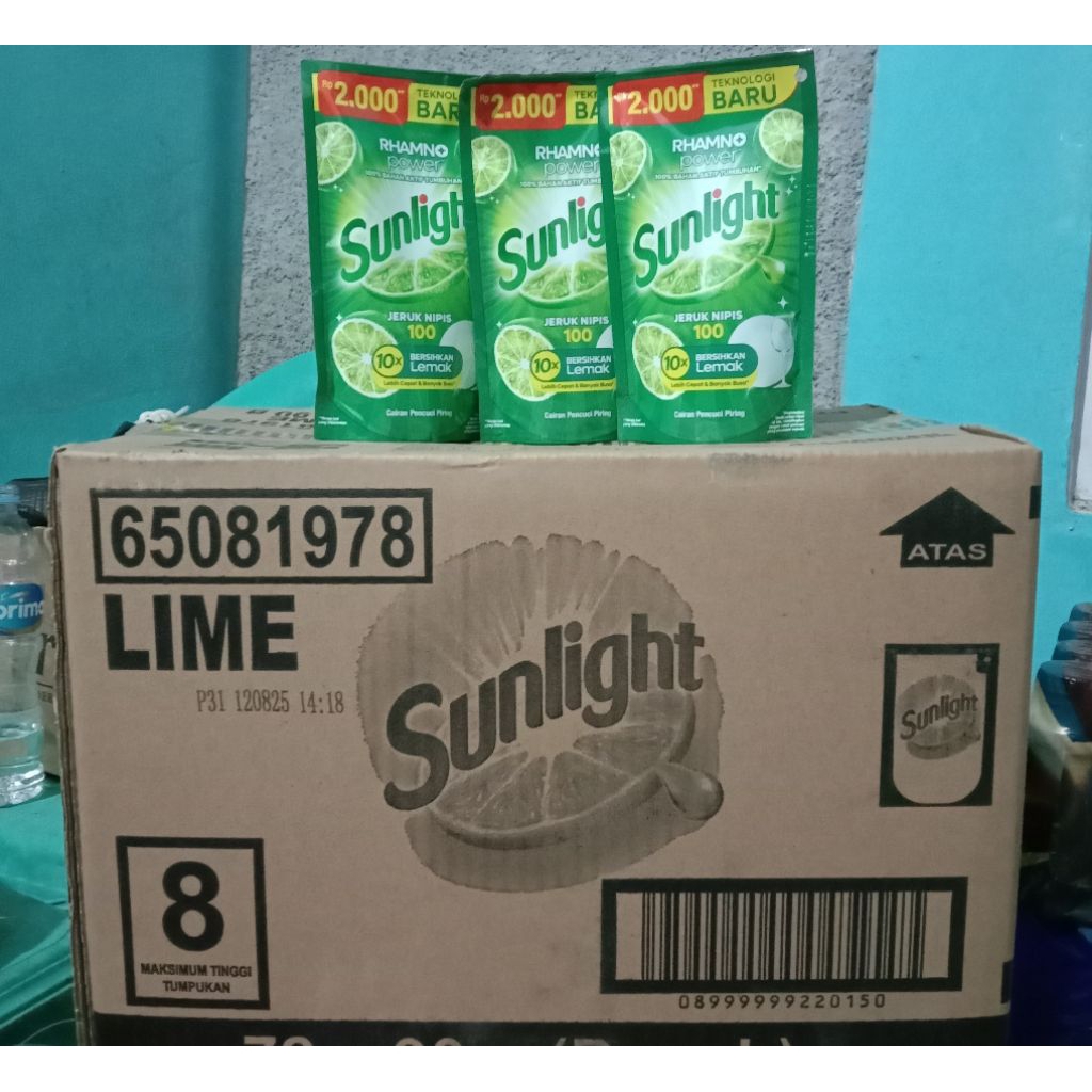 Sunlight 90ml  pembersih piring @2000 1x10