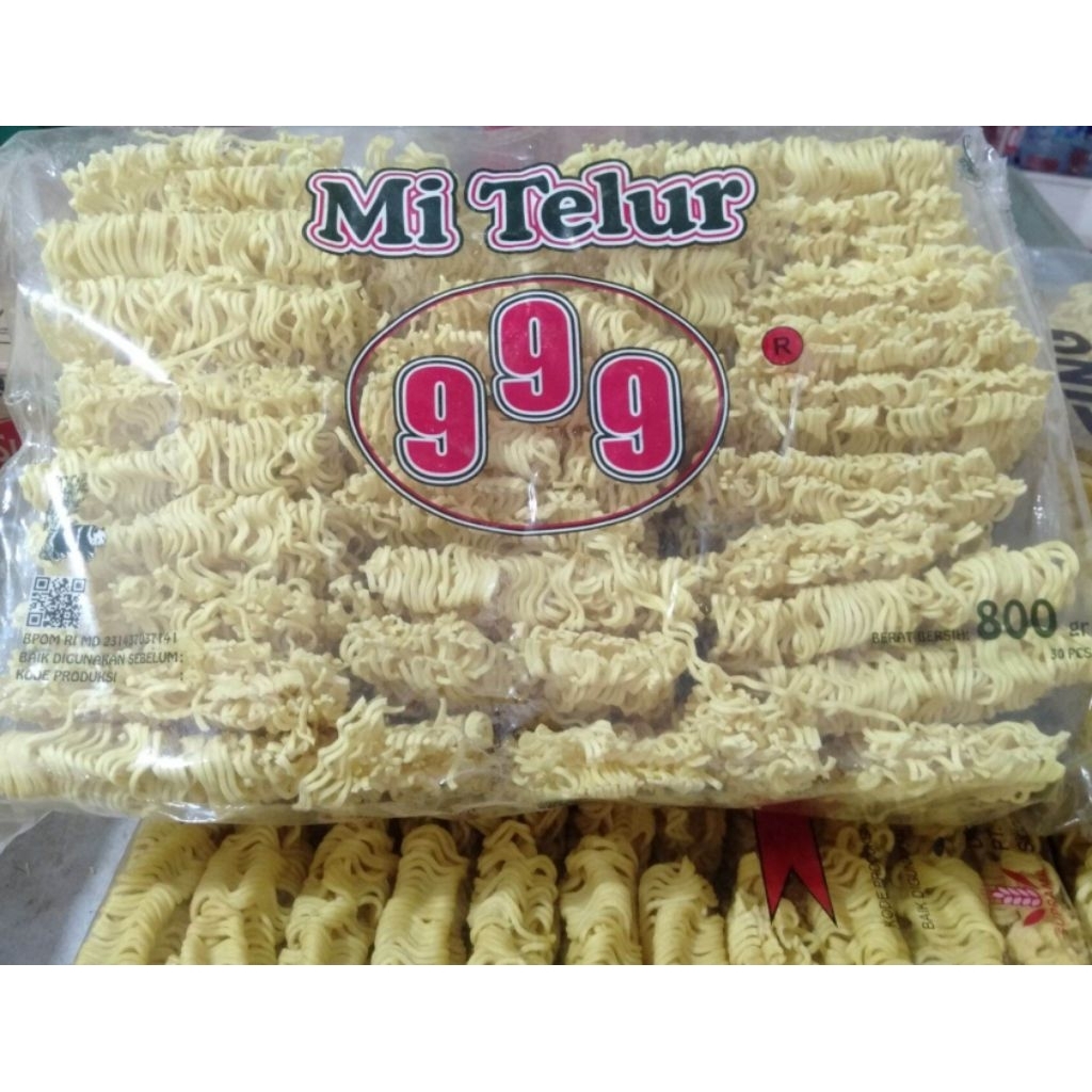 MIE TELUR 999 - 800gr isi 30 biji
