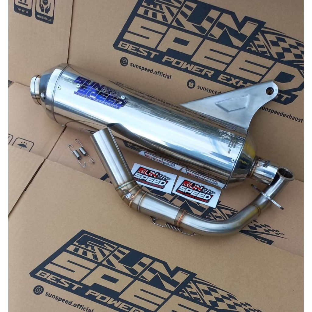 Knalpot Standar Racing Vario Beat Scoppy Genio Original SunSpeed