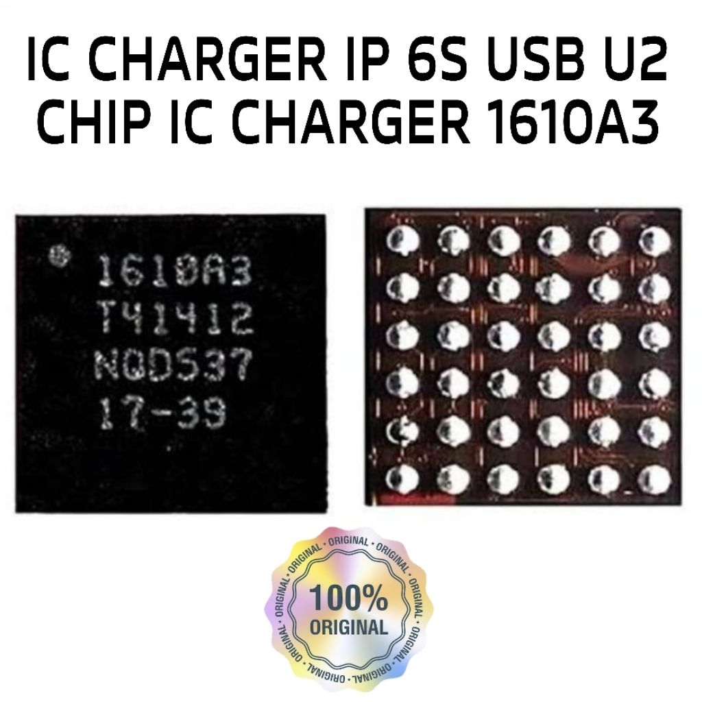 IC CHARGER IPHONE 6S USB U2 / CHIP IC CHARGER 1610A3 ORIGINAL