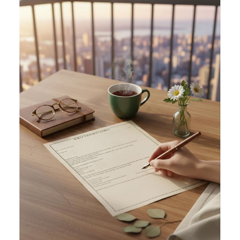 Surat Lamaran Kerja / Form surat untuk lamaran kerja